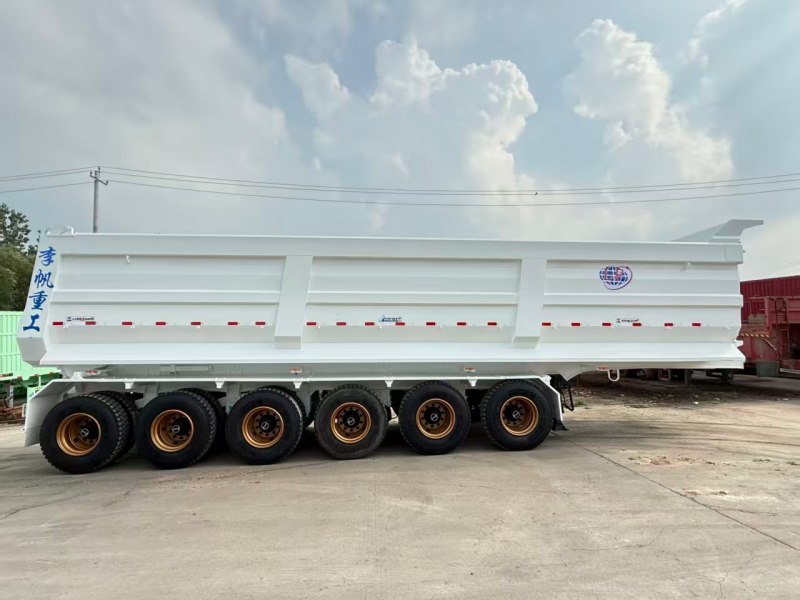 U型后翻自卸半挂车