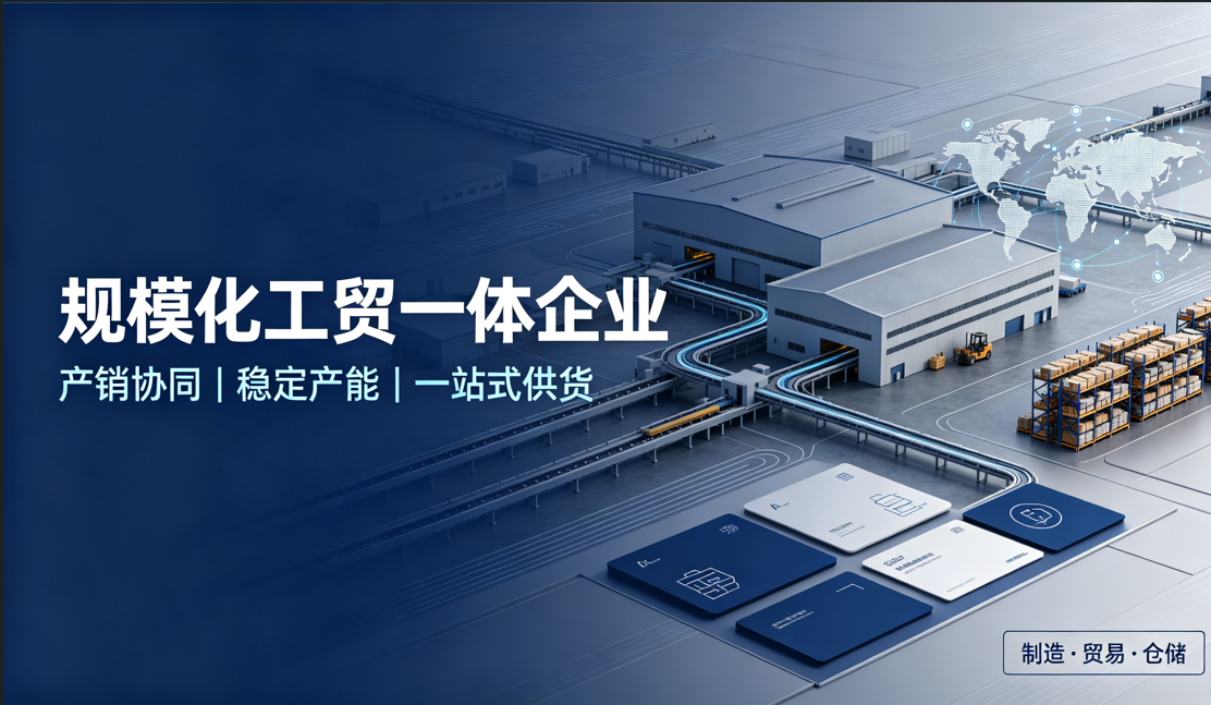 规模化工贸一体企业