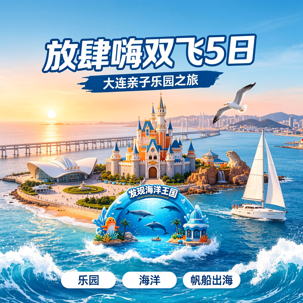 放肆嗨双飞 5 日（青少年 / 亲子）