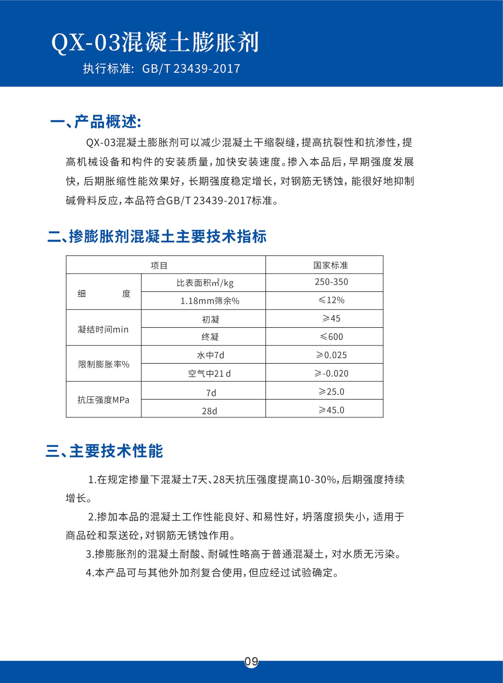 混凝土膨胀剂