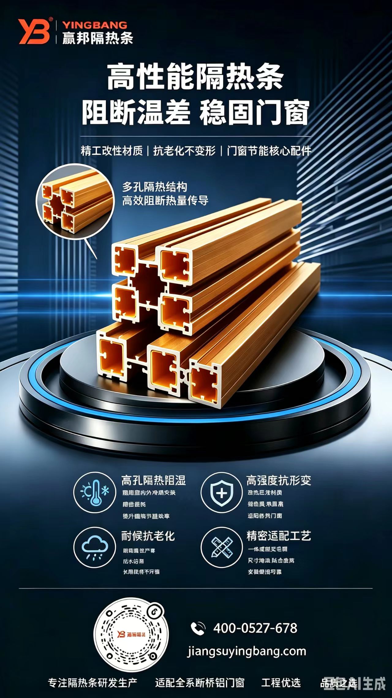 YB系列尼龙隔热条（I型/C型）