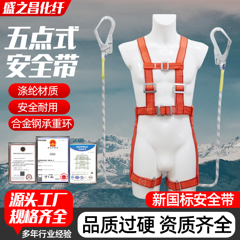 五点式安全带