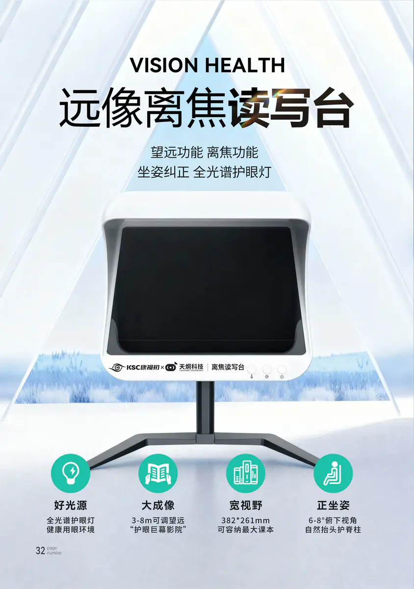 远像离焦读写台