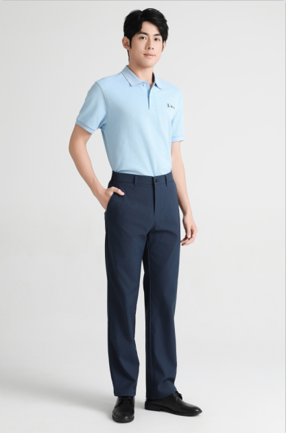 男士企业 Polo 衫西裤工装套装