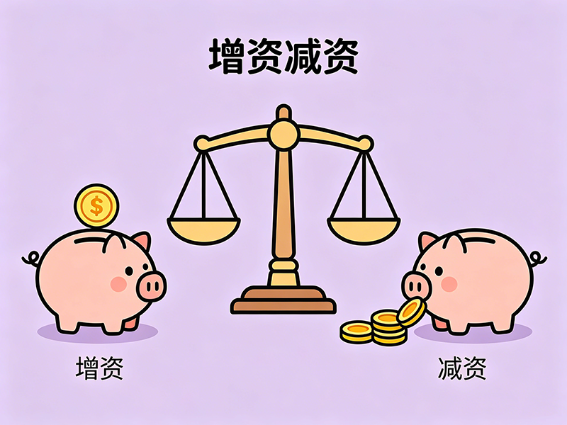 增资减资