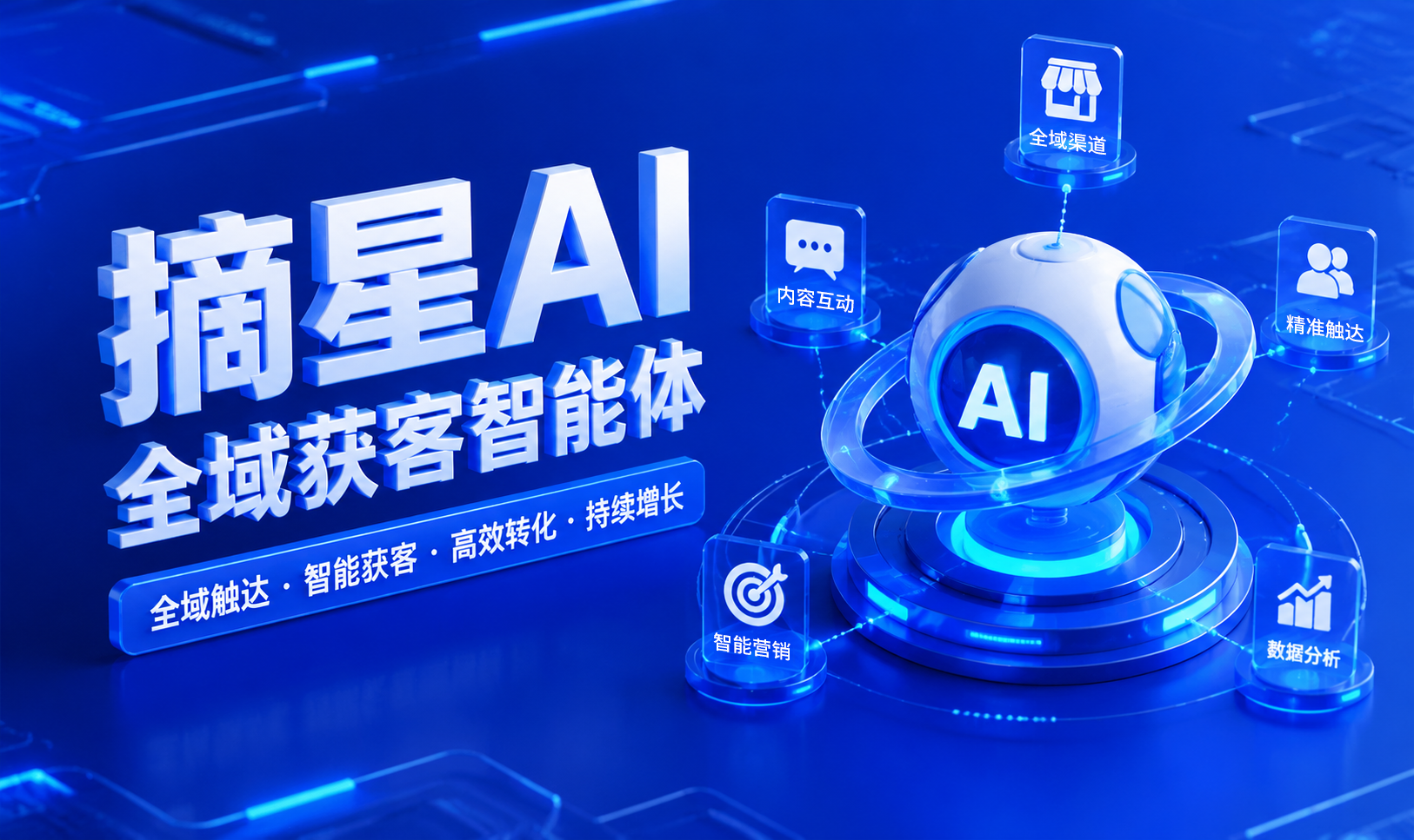 摘星AI全域获客智能体