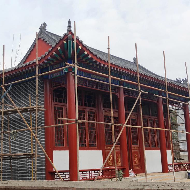 古建石庙修建