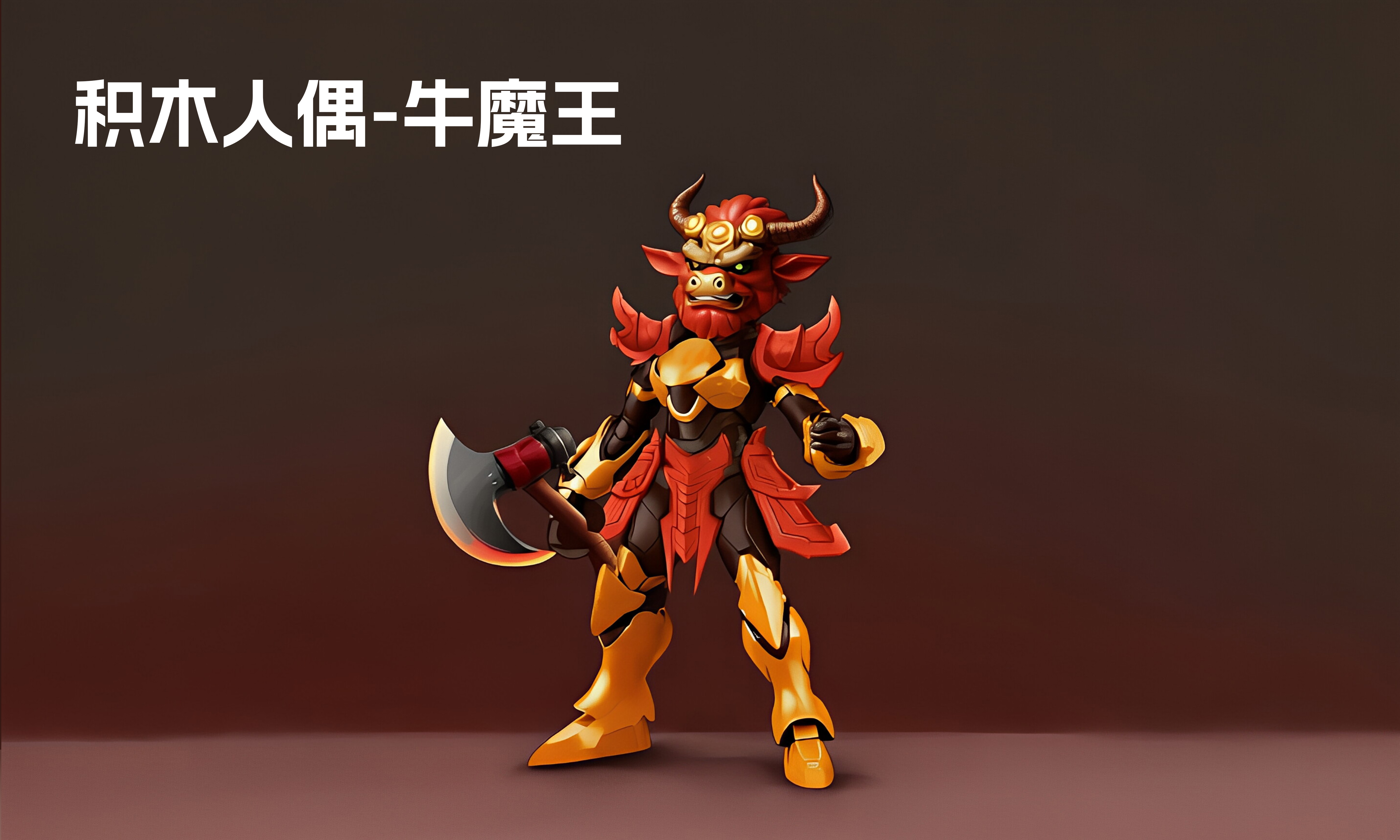 积木人偶-牛魔王
