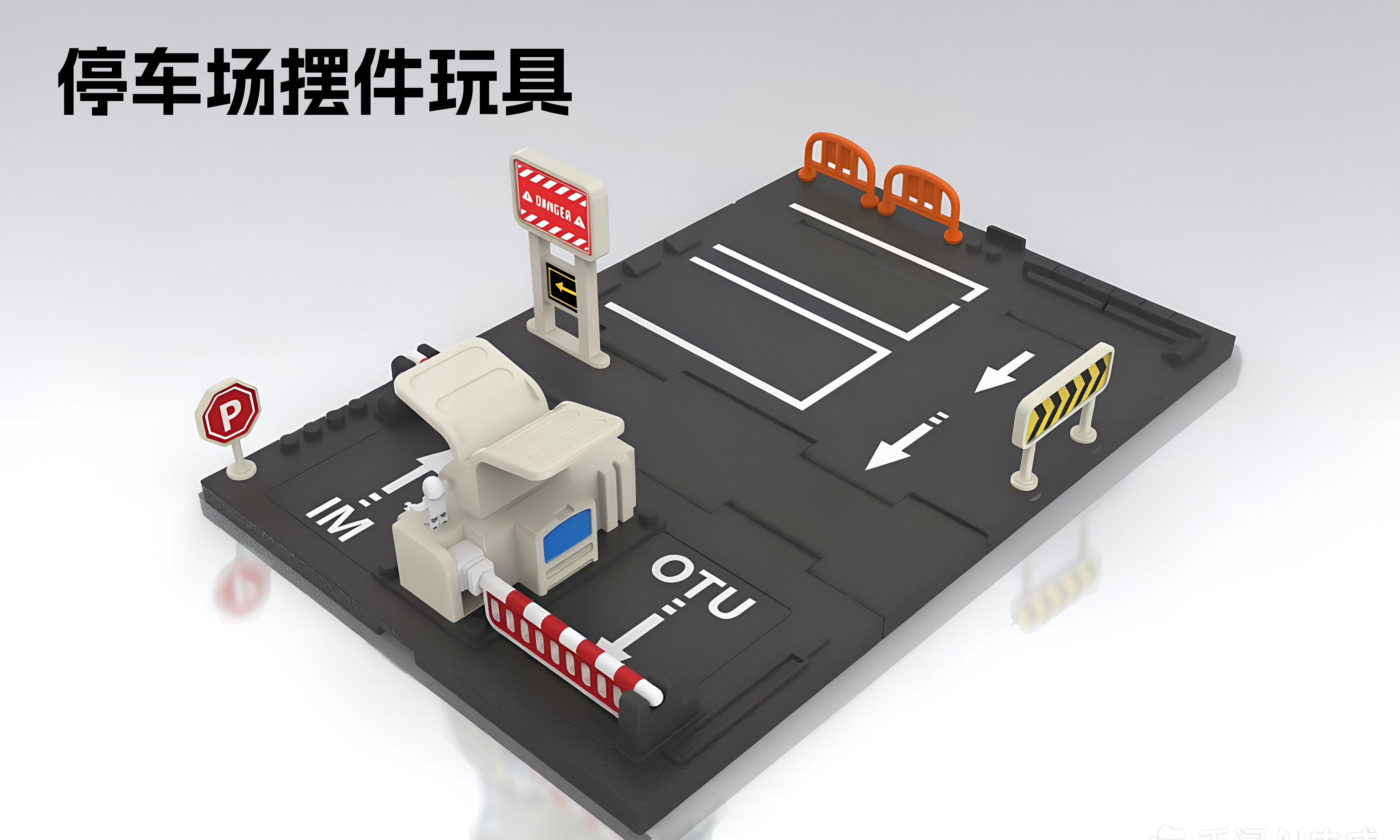 停车场摆件玩具