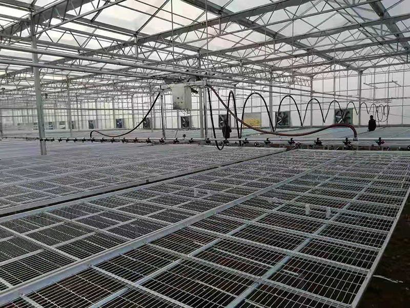 温室移动育苗床案例