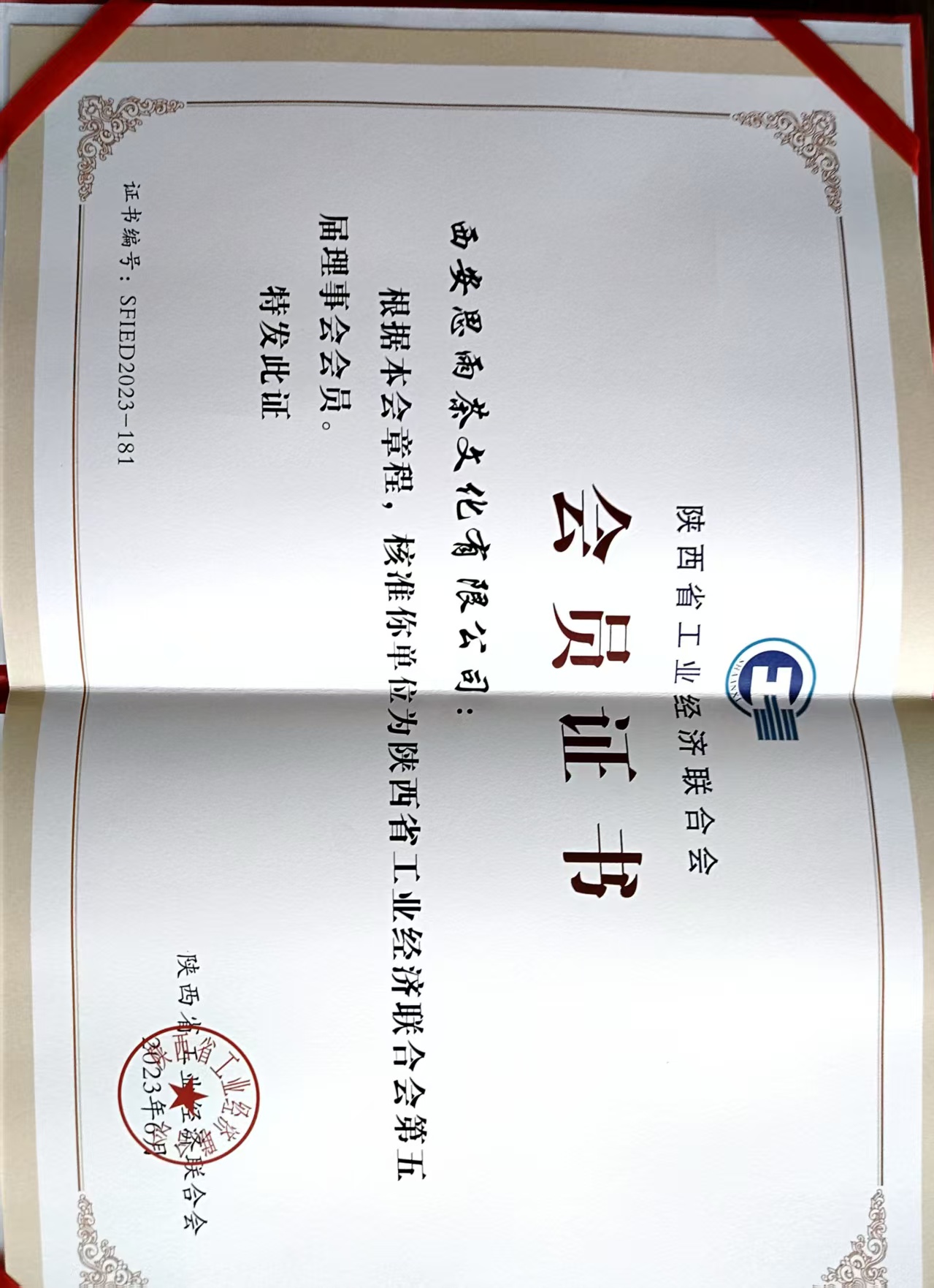 陕西省工业经济联合会理事单位