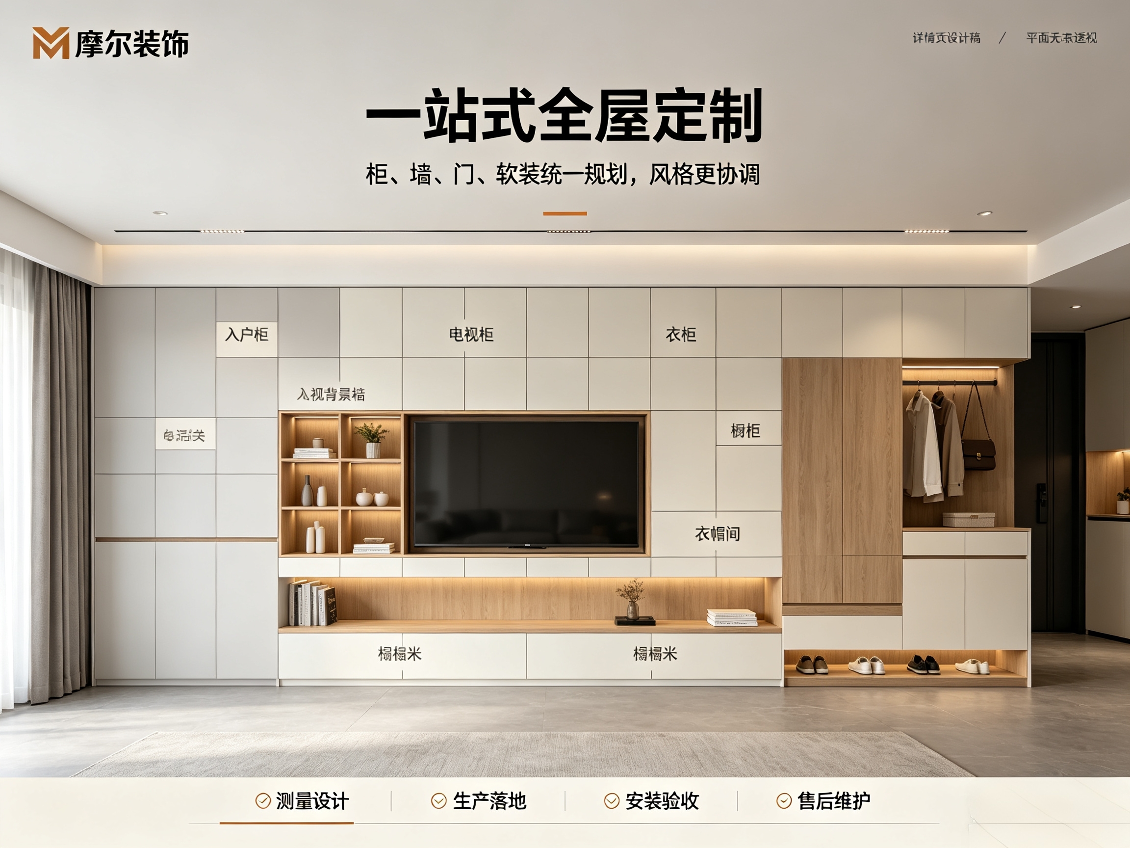 包客厅装修施工项目清单共计39项