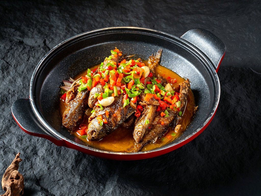 铁锅杂鱼