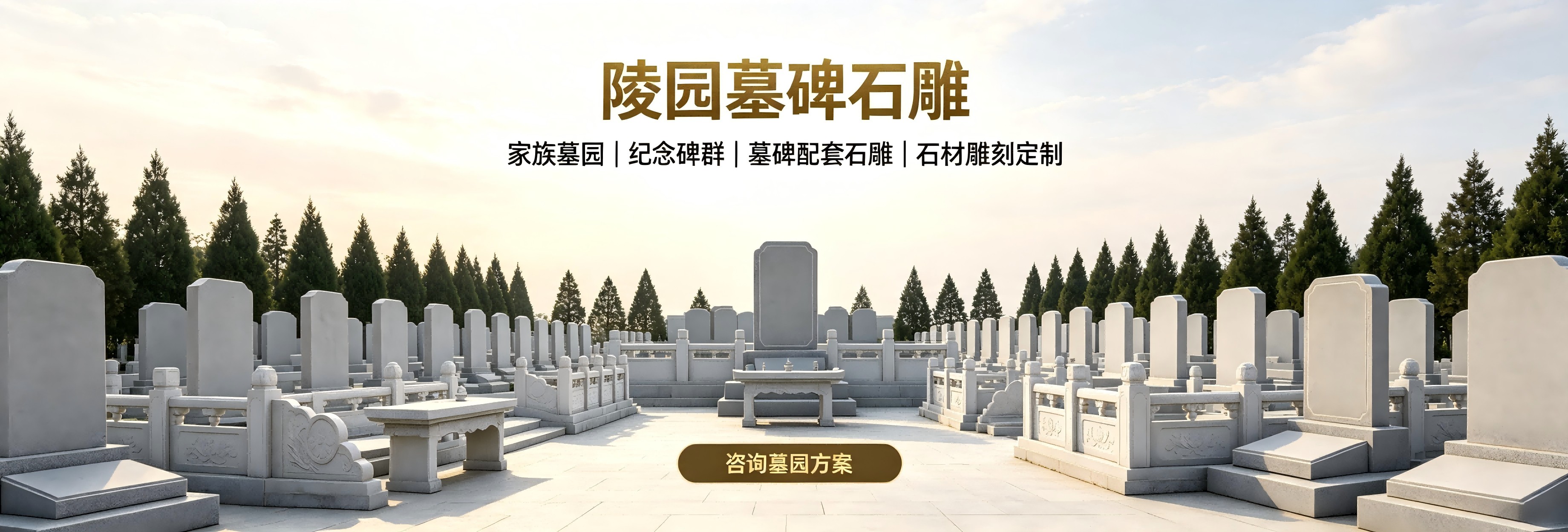 陵园墓碑石雕