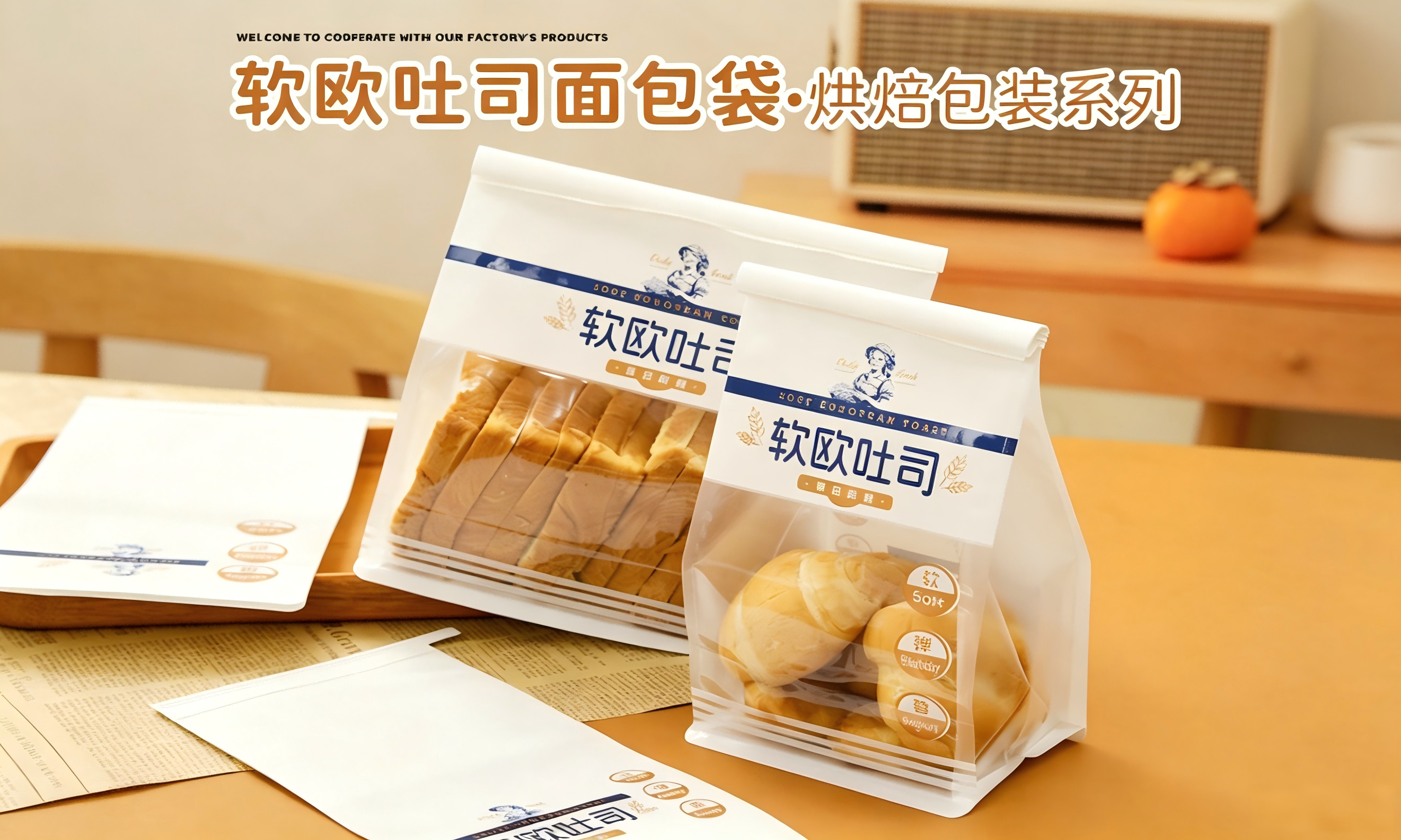 软欧吐司面包袋