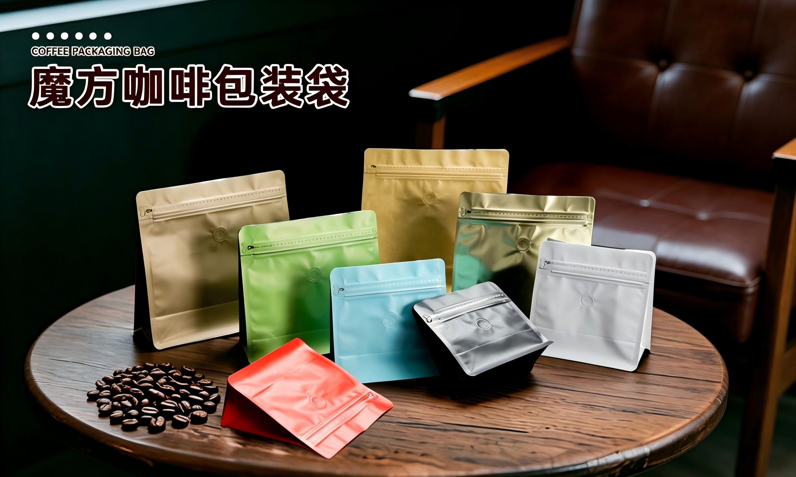 八边封魔方咖啡袋
