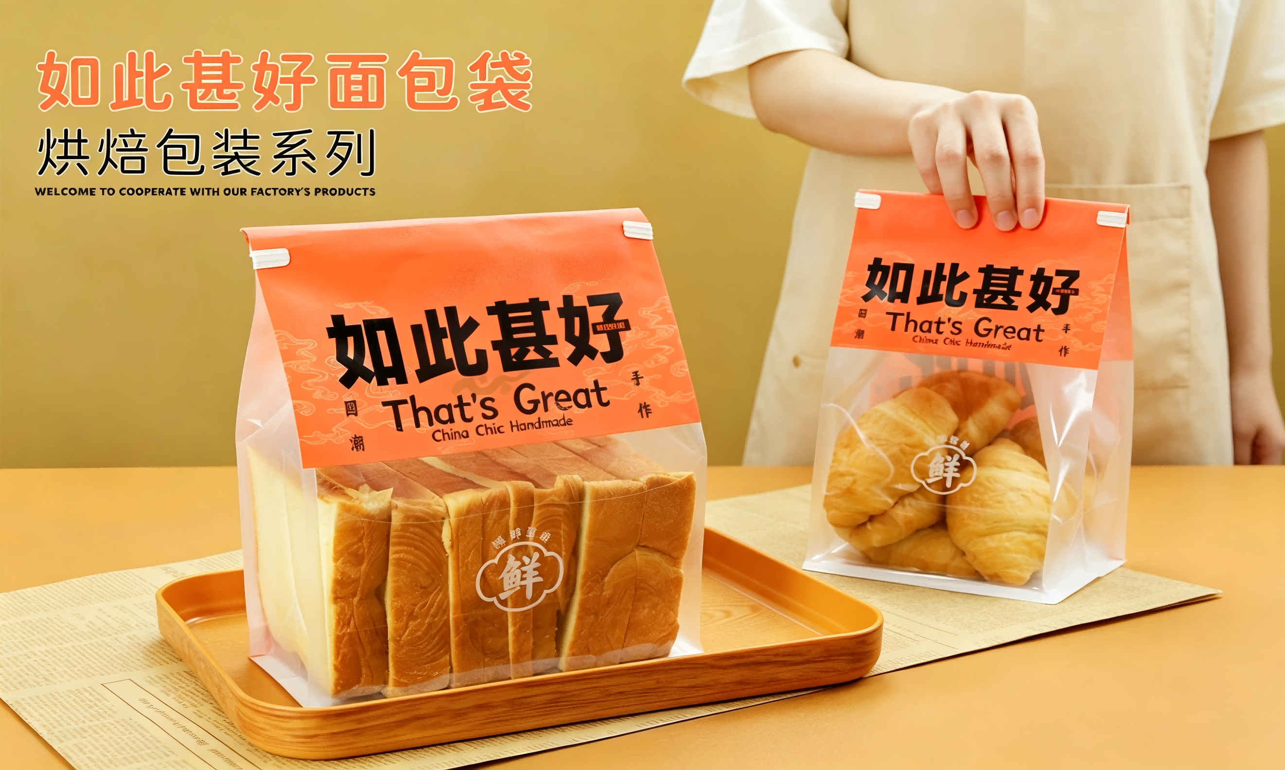 如此甚好每日鲜烤面包袋