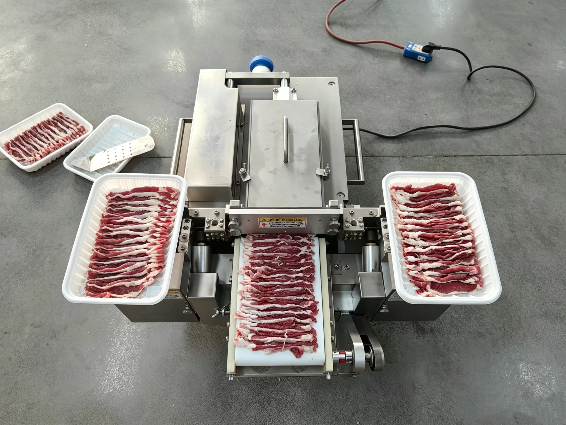 仿手工鲜肉切片机