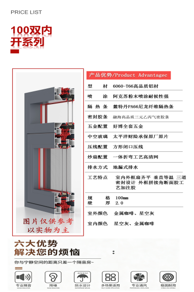 100双内开系列