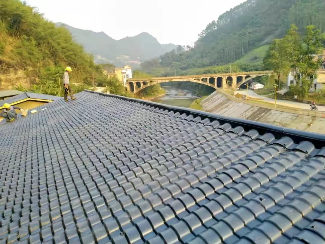 奇材建材树脂瓦厂