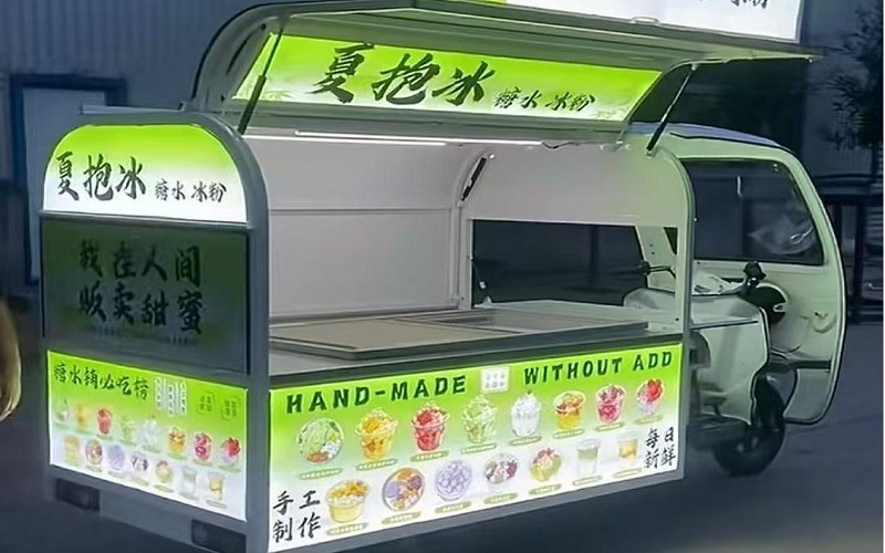 岳丰商贸完成济南夜市管理方批量小吃车供货合作