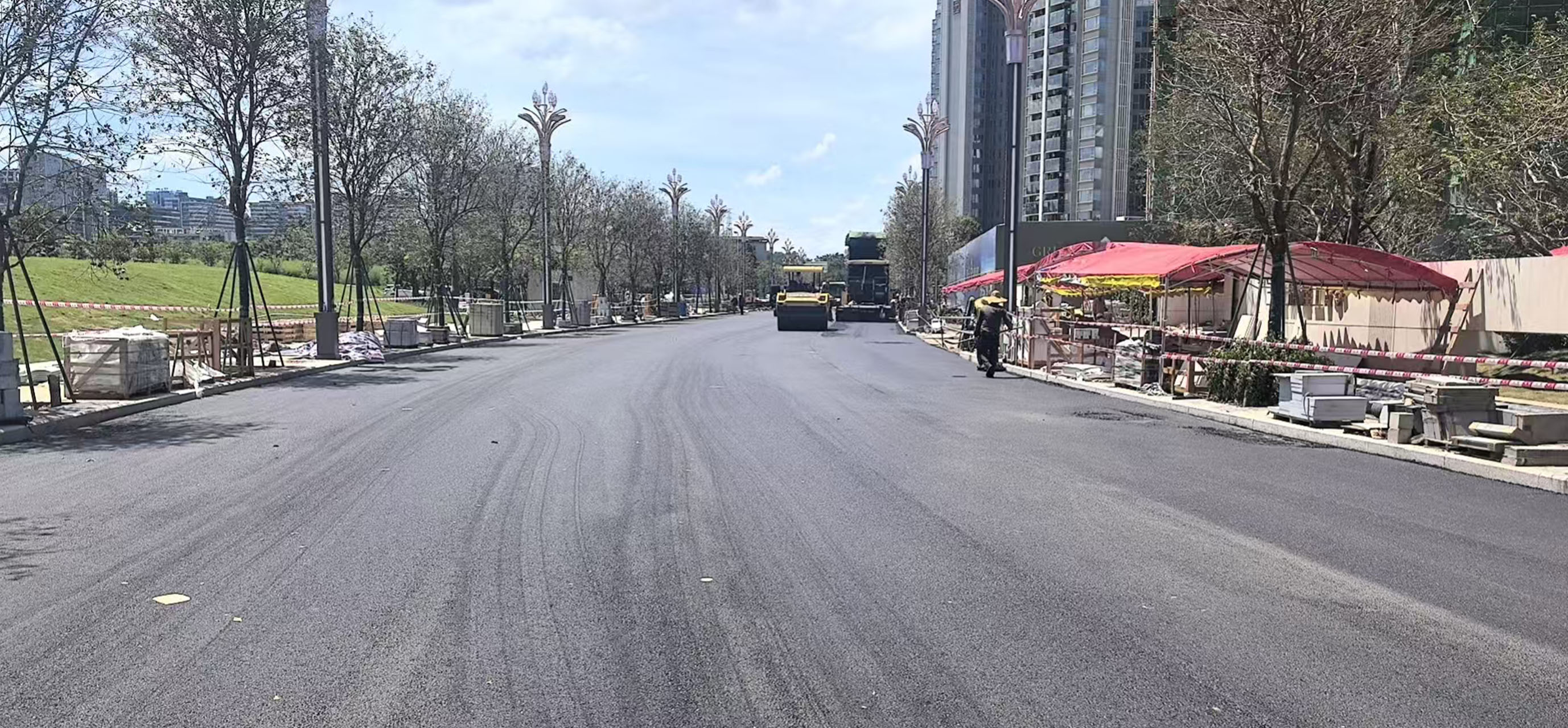 东莞市塘厦镇沙新路沥青道路工程