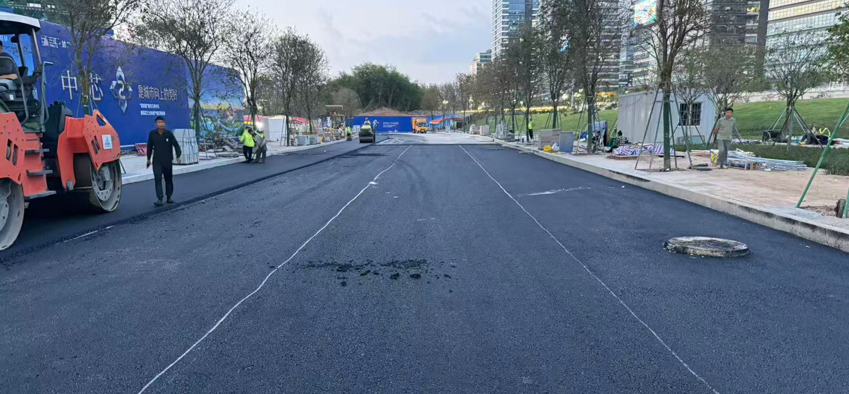 深圳市光明区卫光生物厂区沥青道路工程