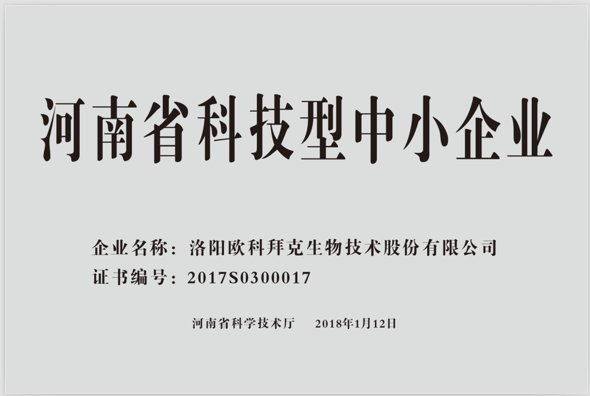 河南省科技型中小企业