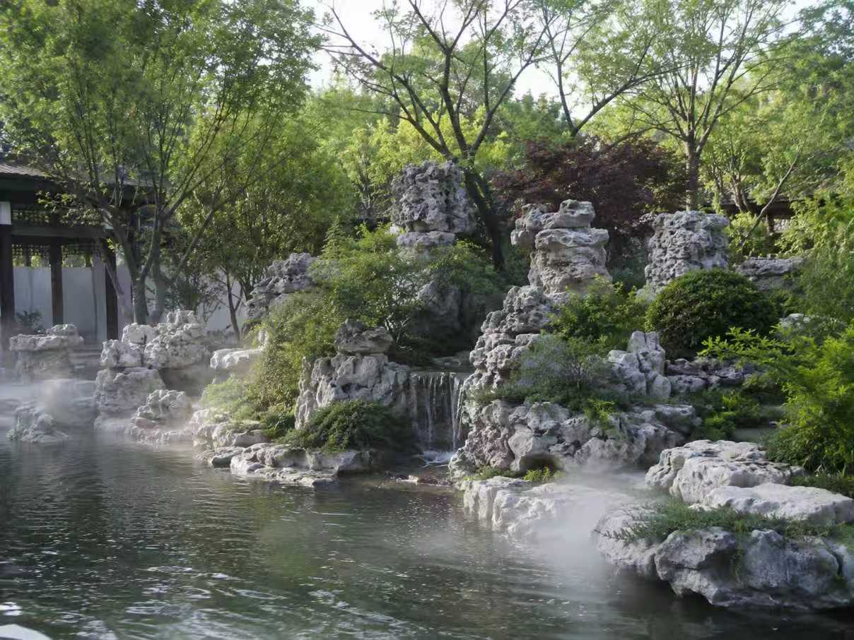 灵璧石园林设计案例6
