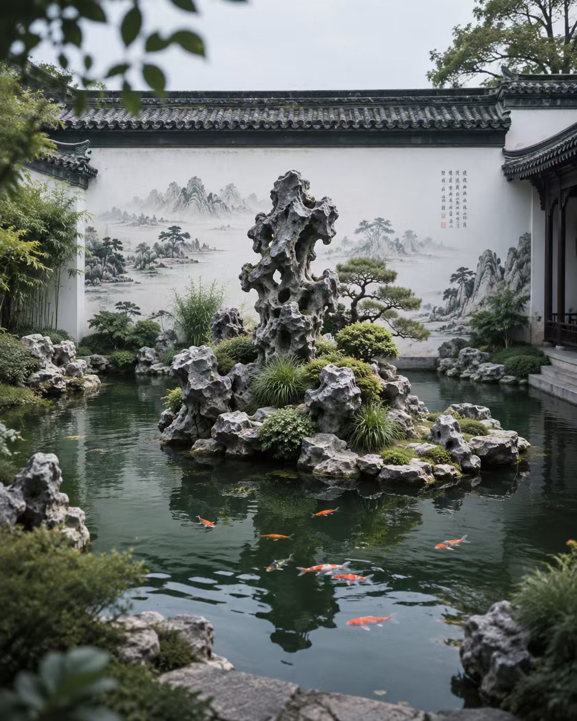 太湖石园林设计案例3