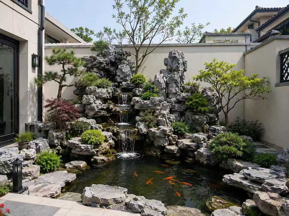 灵璧石园林设计案例2