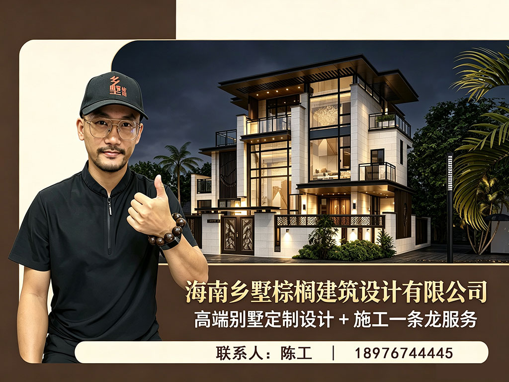 海南乡墅棕榈建筑设计有限公司高端别墅定制设计