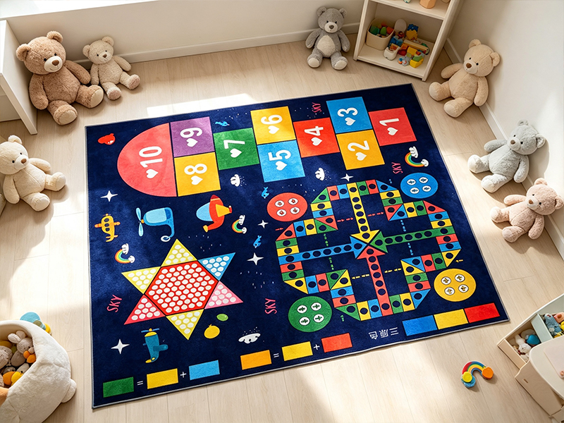 儿童跳棋地垫