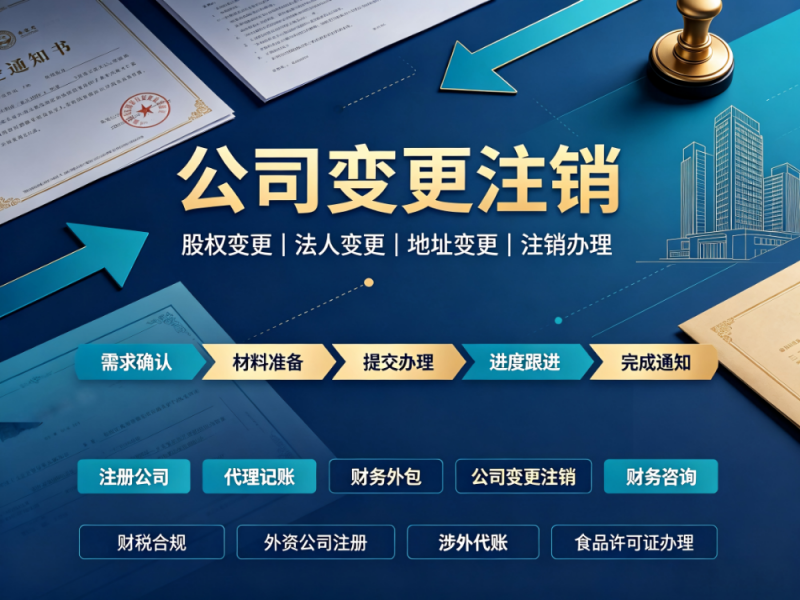 公司变更注销