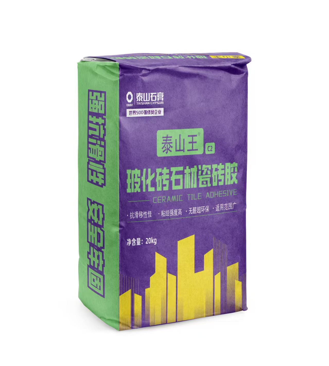 泰山王C2玻化砖石械瓷砖胶