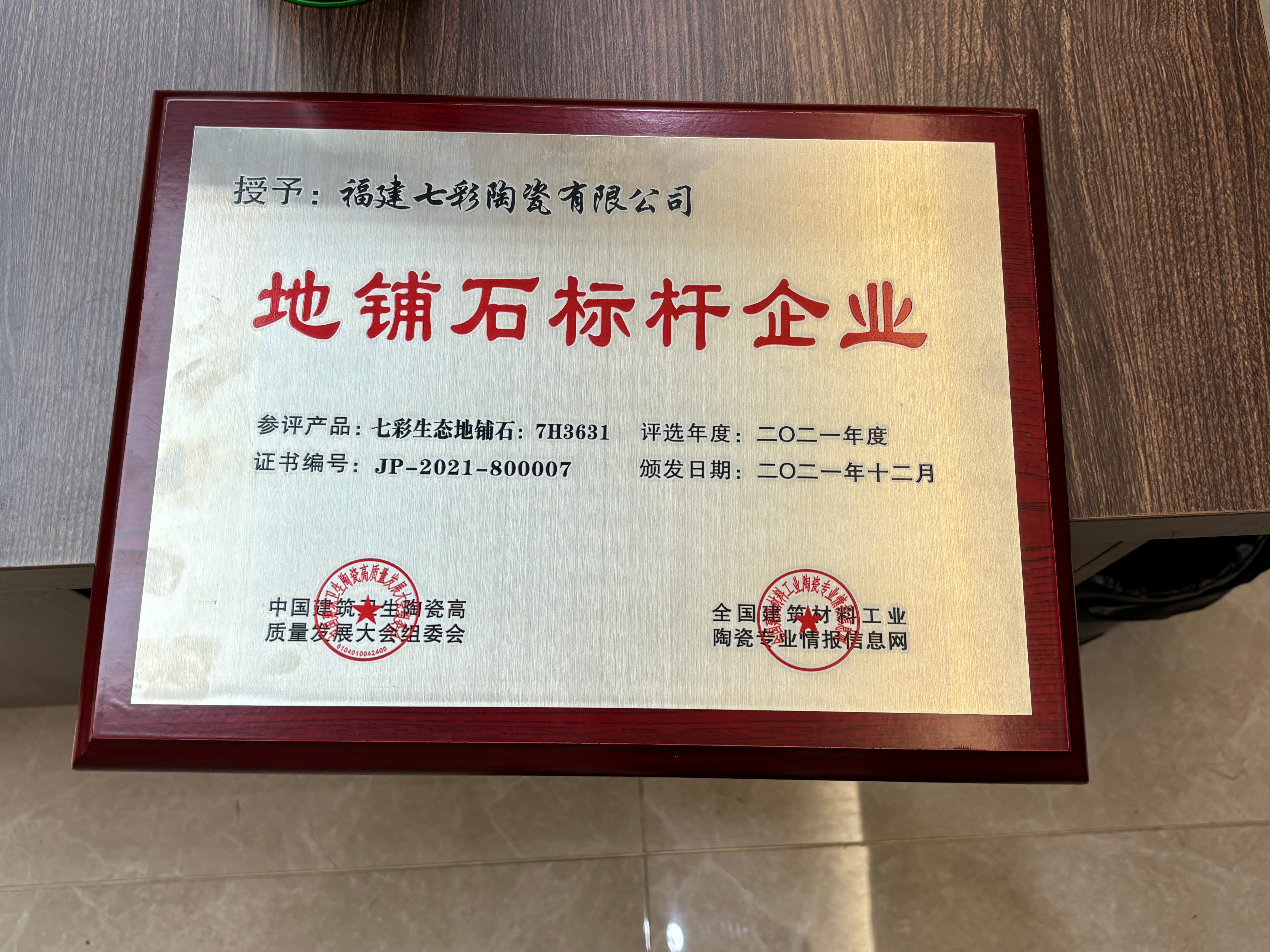 地铺石标杆企业