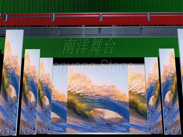 对开显示屏