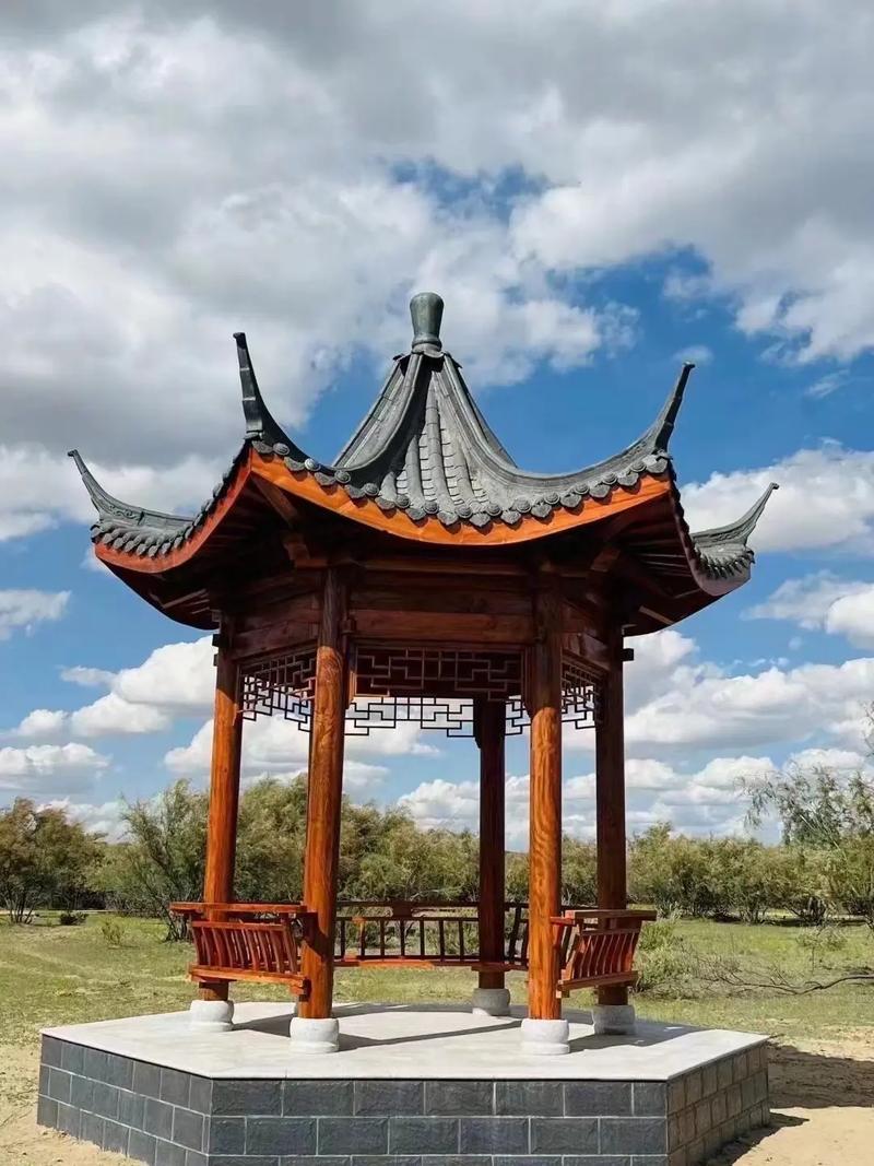 防腐木凉亭