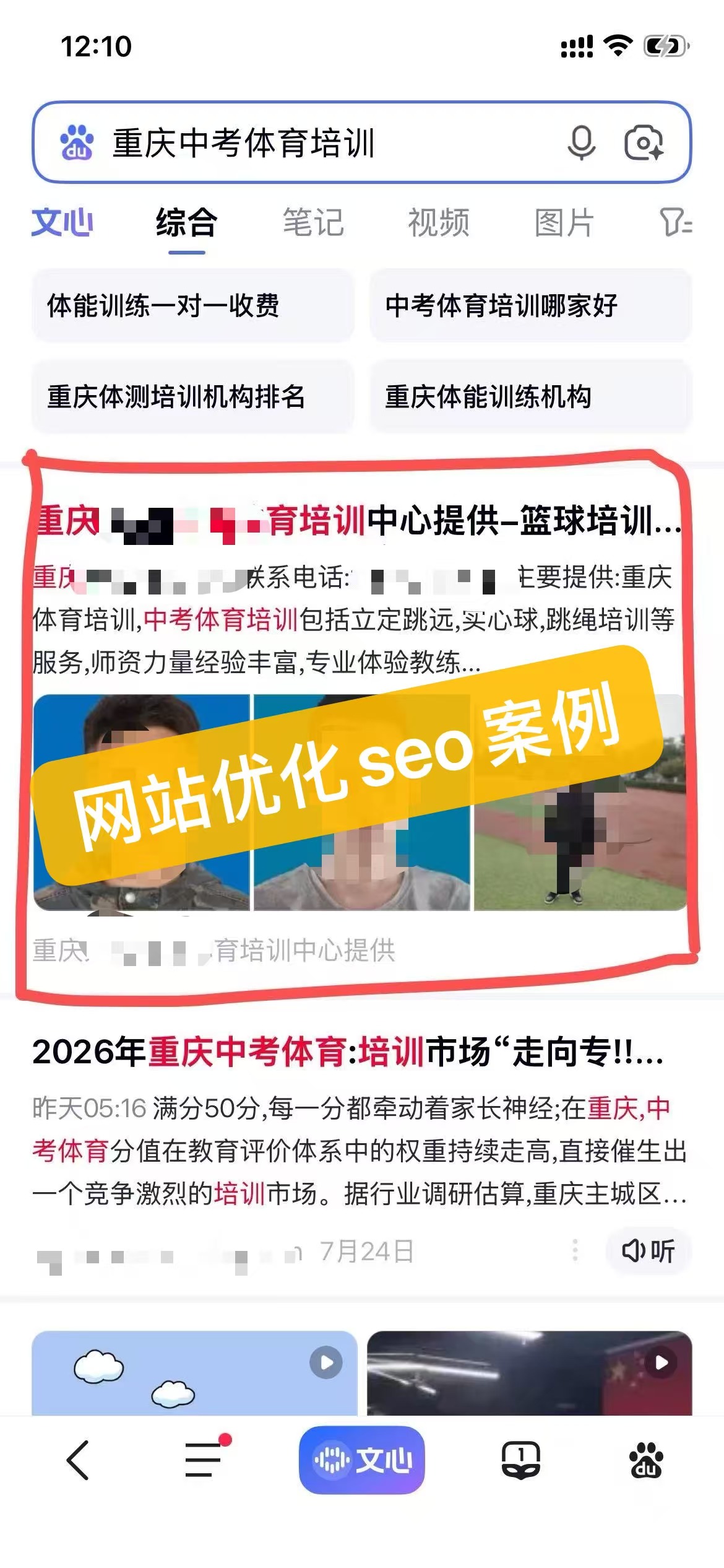 网站优化seo案例