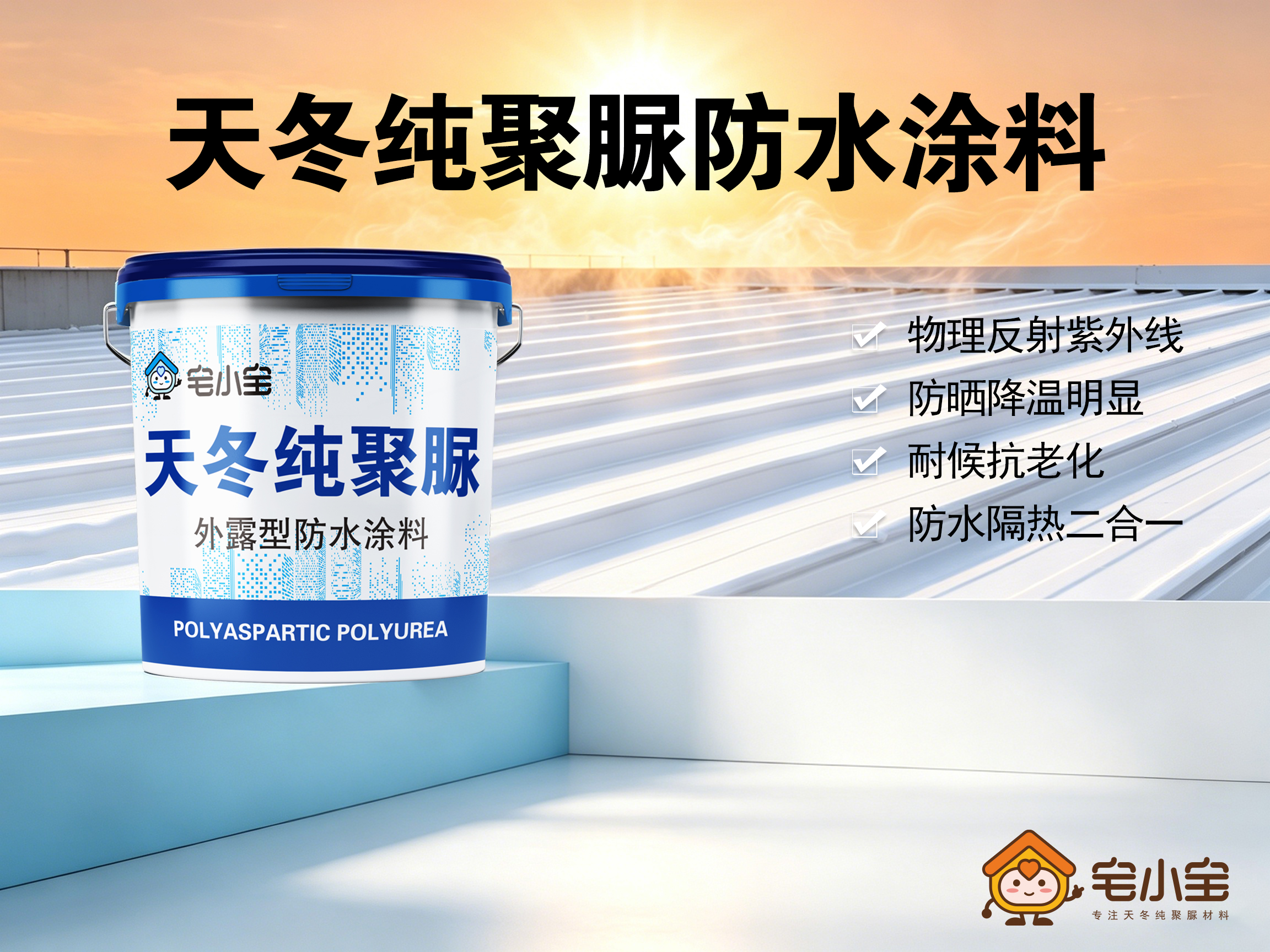 天冬纯聚脲防水涂料