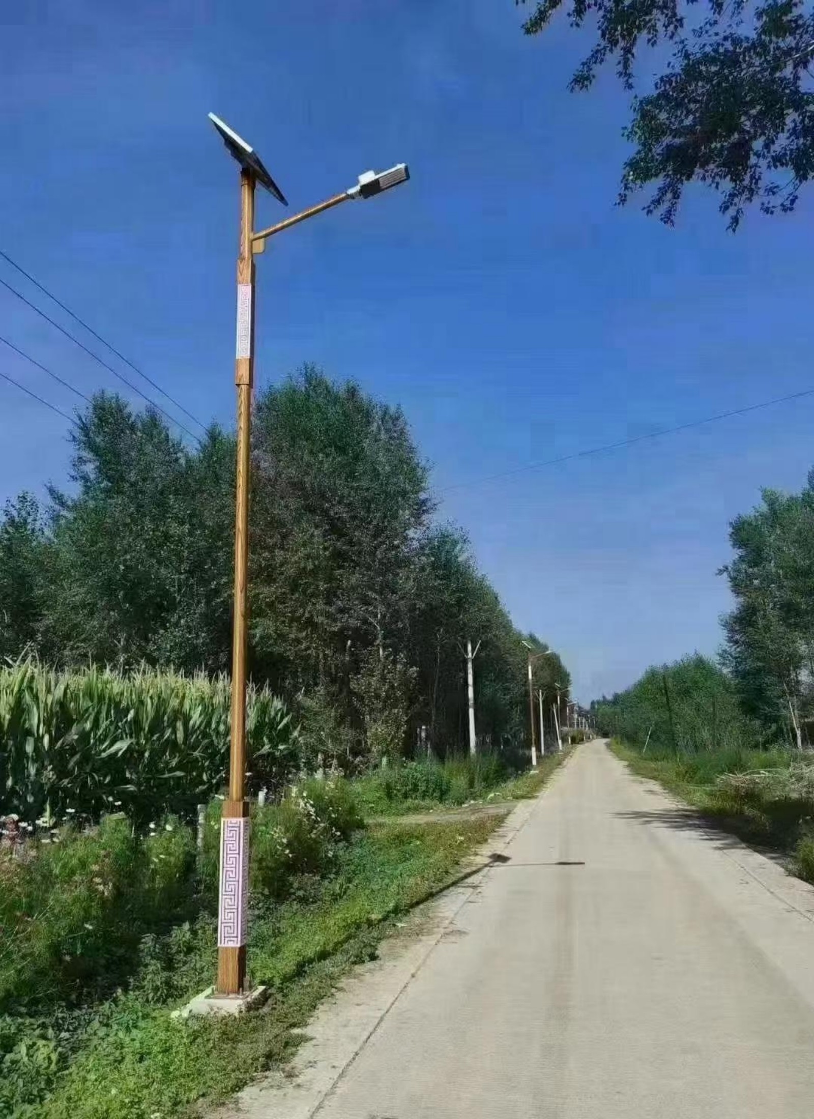 仿古太阳能路灯