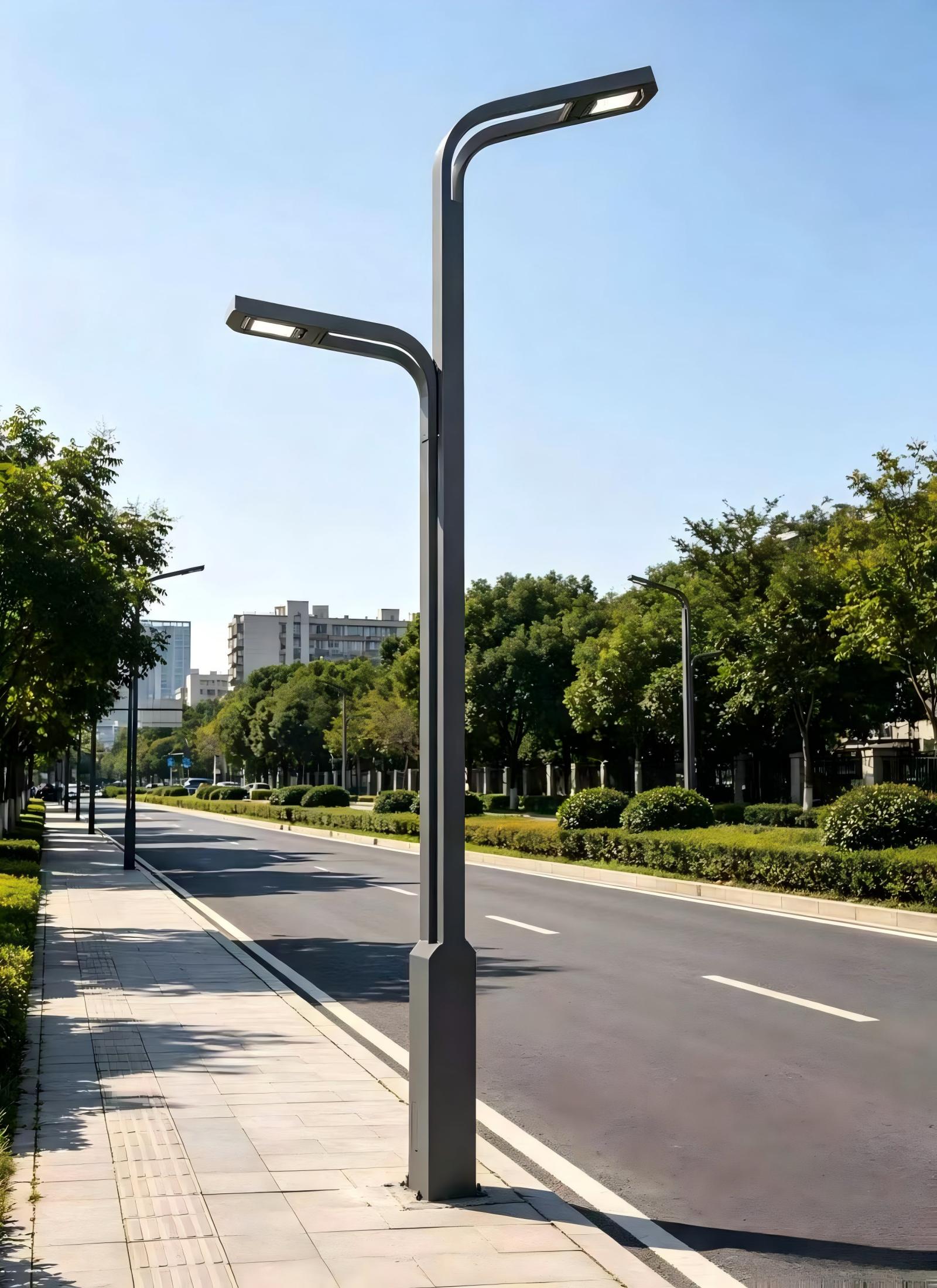 高低臂双臂 LED 路灯