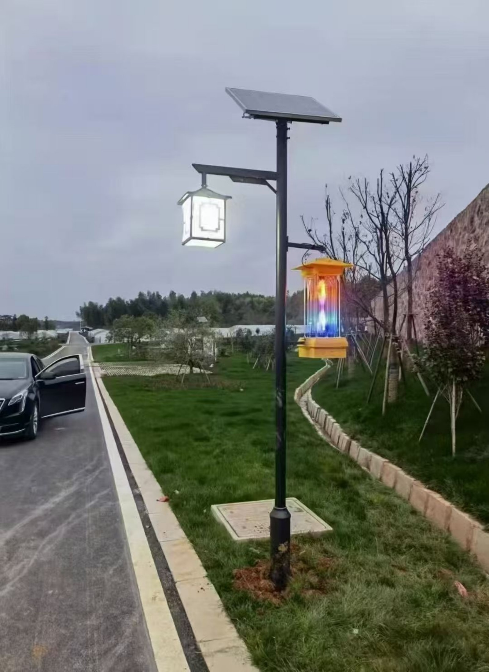 中式庭院灯