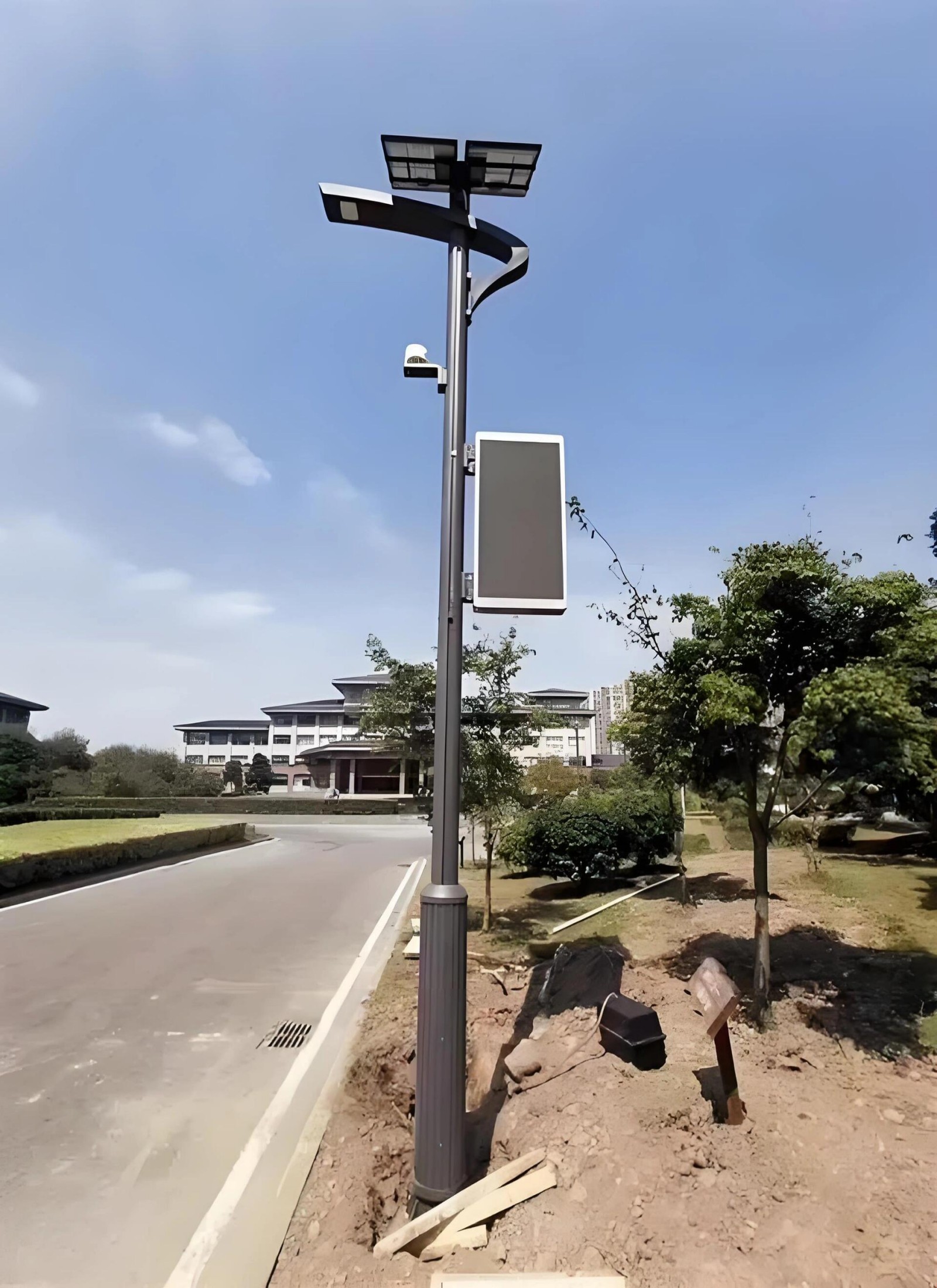 双臂景观型智慧路灯