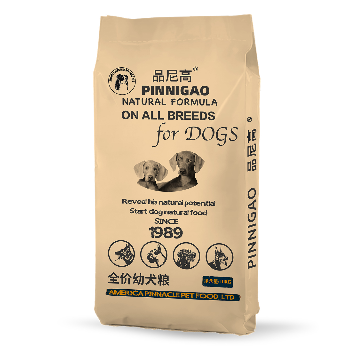 品尼高犬粮幼10KG