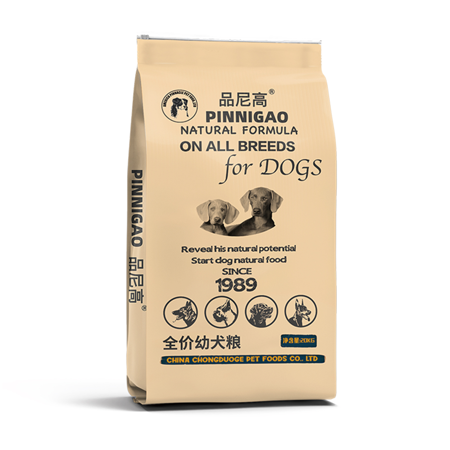 品尼高幼犬粮20KG