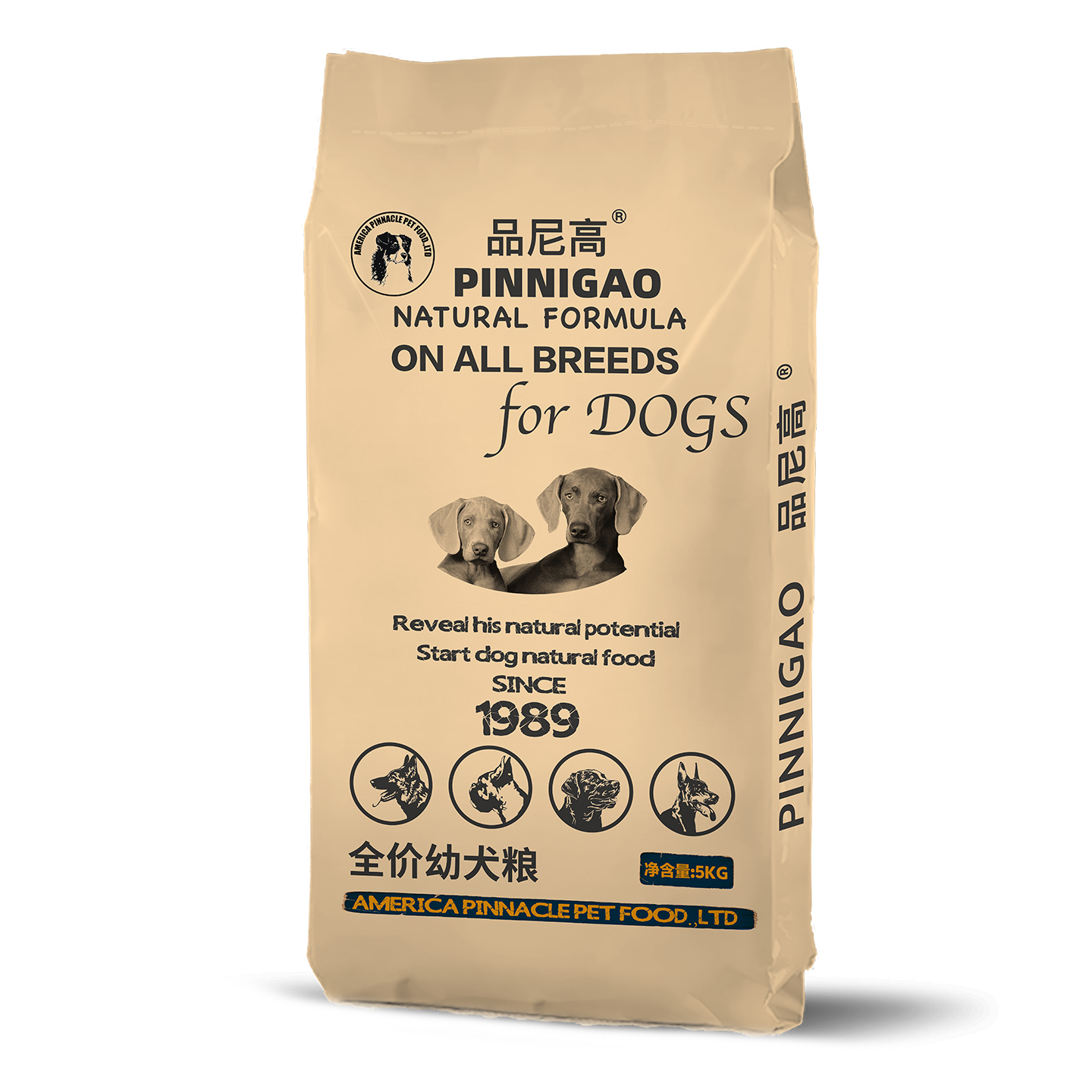 品尼高犬粮幼5KG