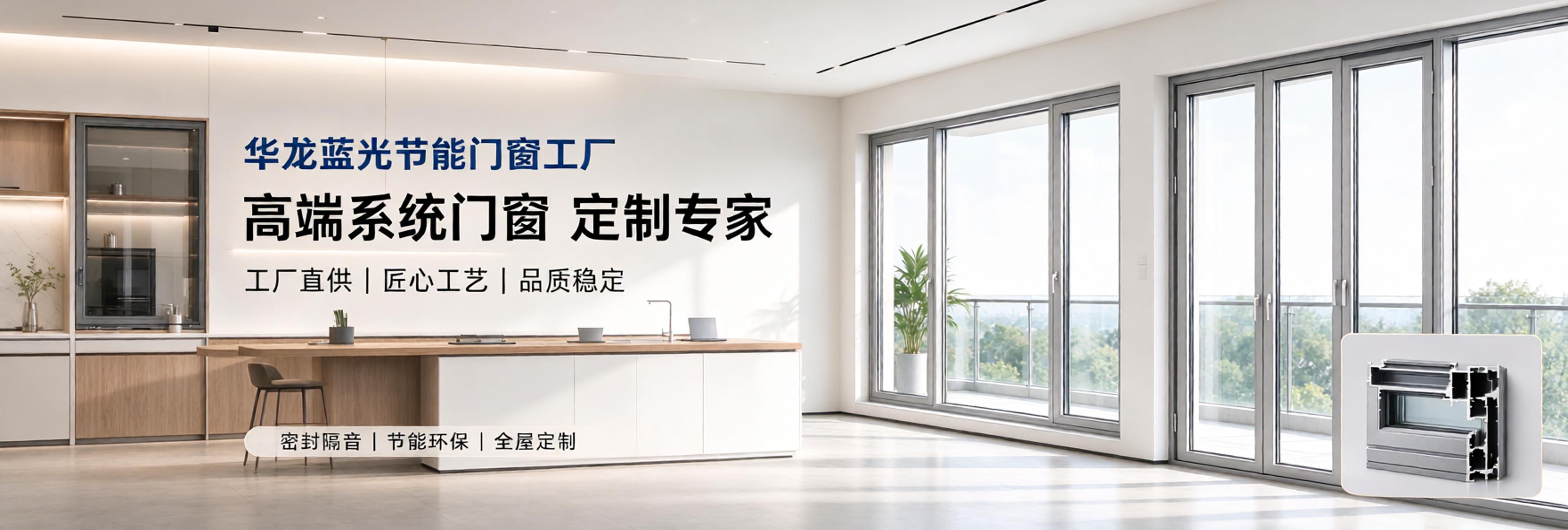 华龙蓝光节能门窗工厂