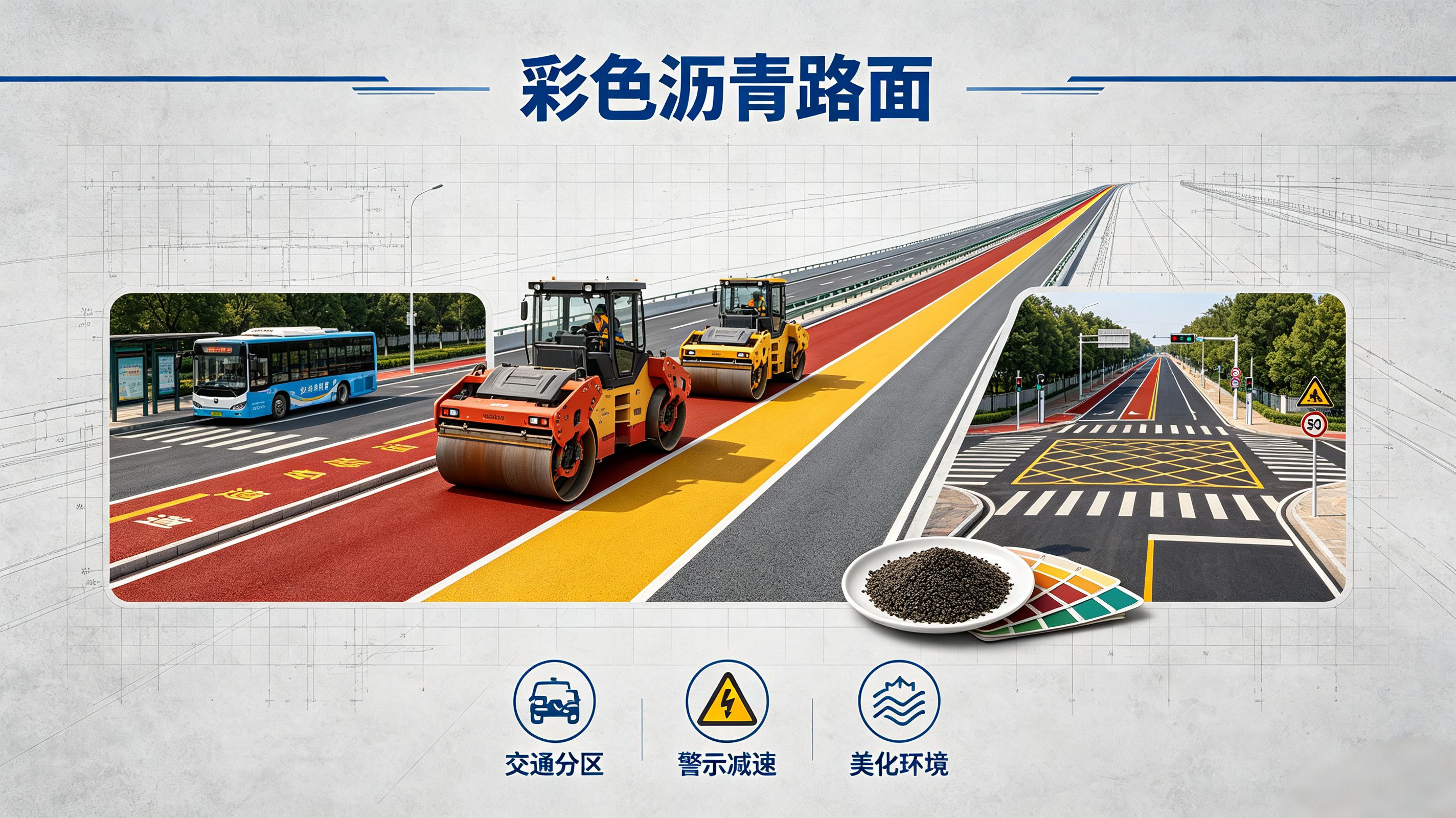 大庆彩色沥青路面