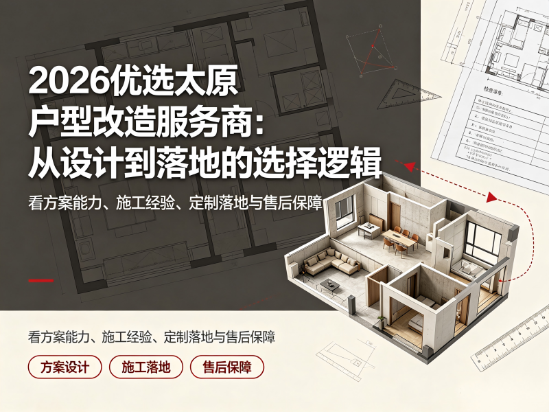 2026优选太原户型改造服务商：从设计到落地的选择逻辑